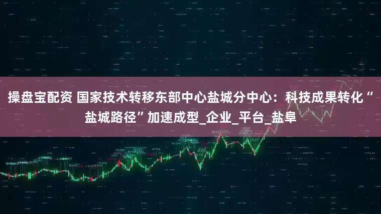 操盘宝配资 国家技术转移东部中心盐城分中心：科技成果转化“盐城路径”加速成型_企业_平台_盐阜